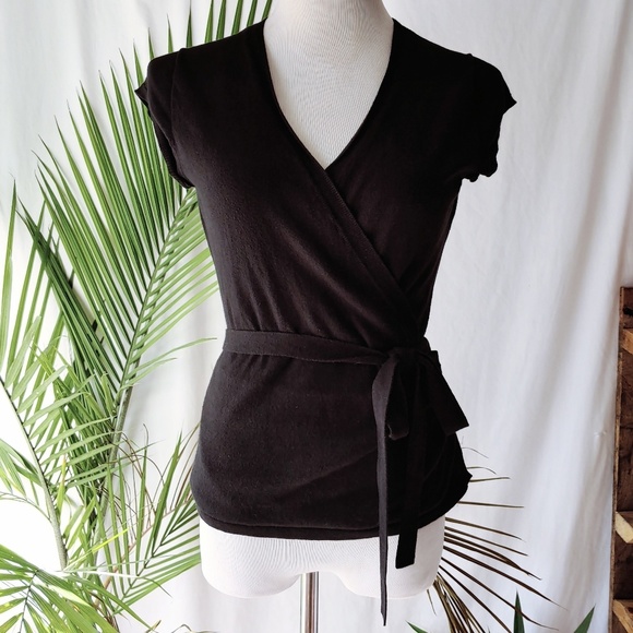 J Crew Short Sleeve Wrap Sweater | Poshmark